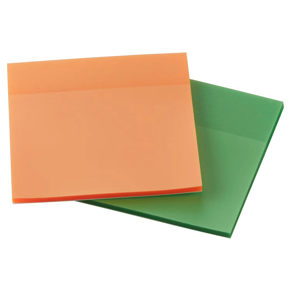 Haftnotizen, Semi-Transparent 2er-Pack, Orange und Grün