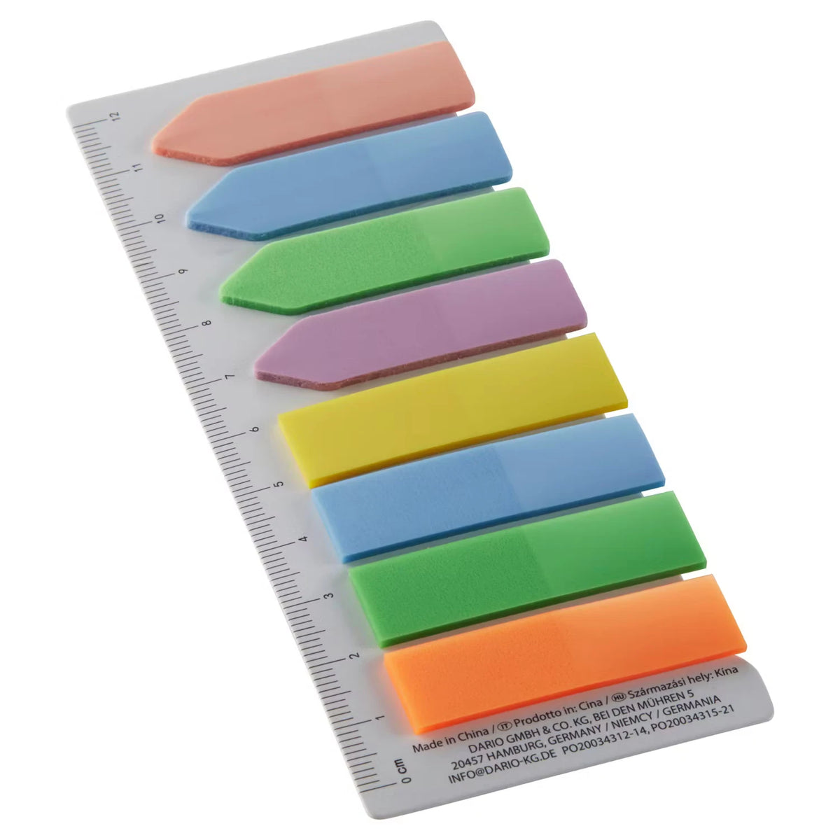Haftnotizen, Pagemarker, Streifen + Pfeile