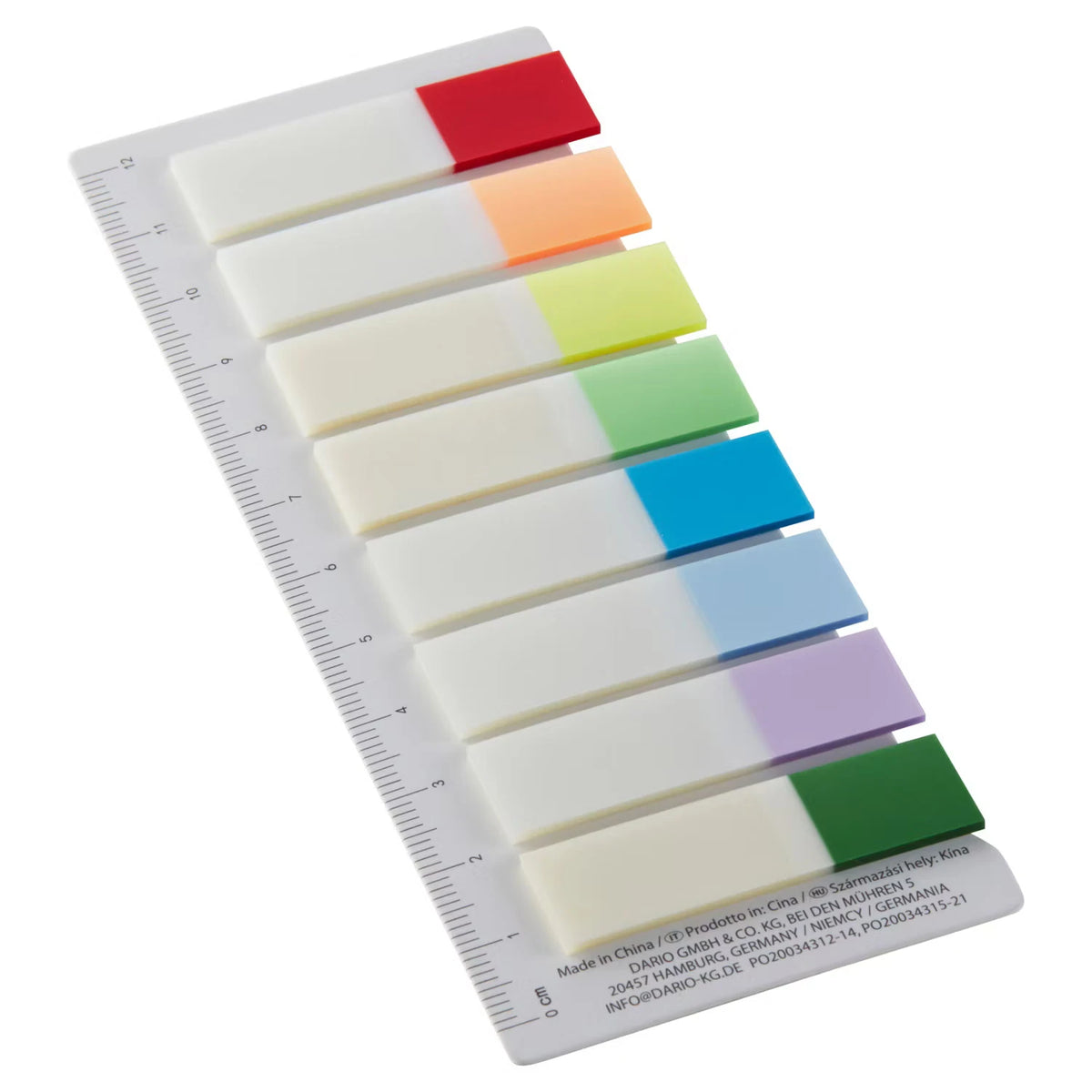 Haftnotizen, Pagemarker, Weiß mit bunt