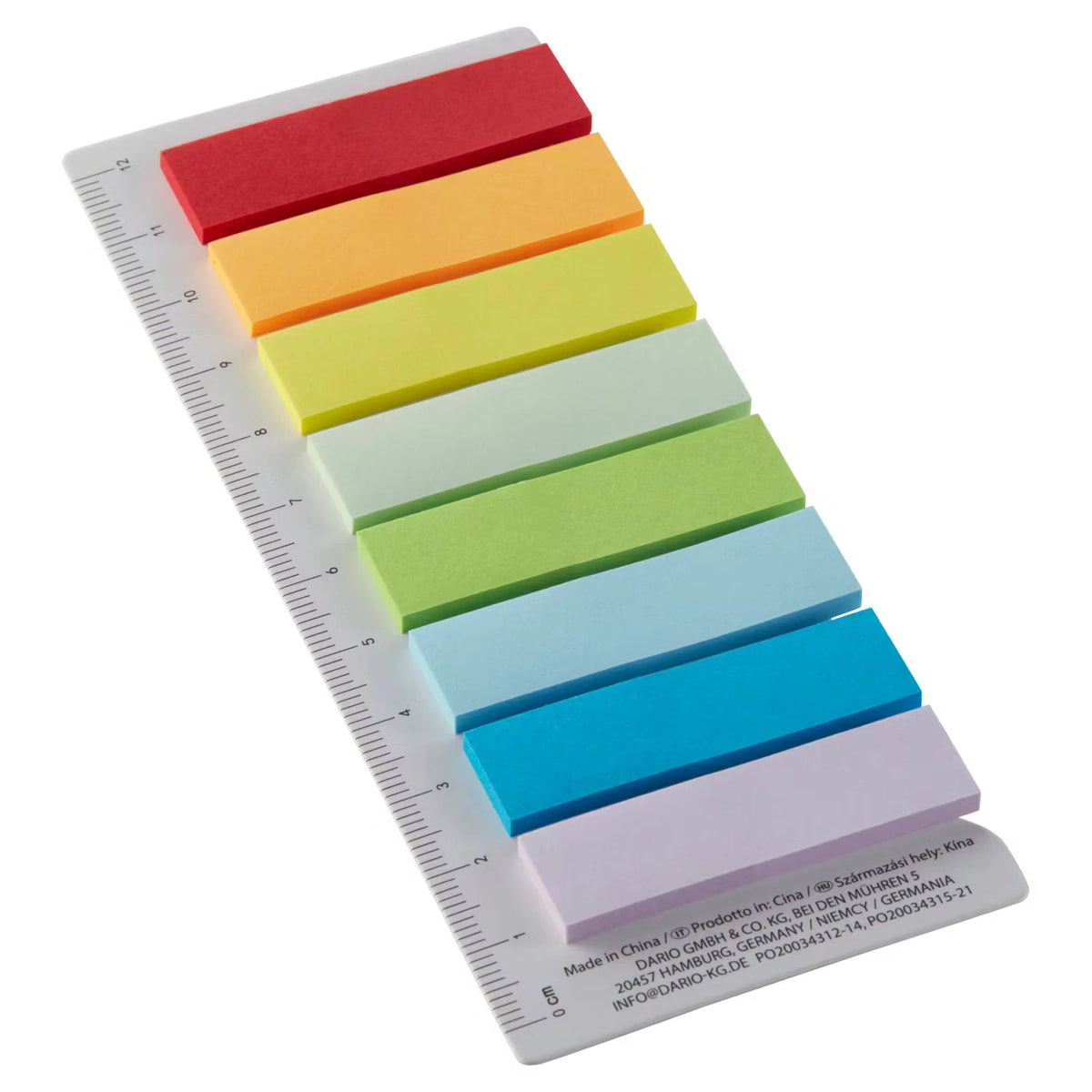 Haftnotizen, Pagemarker, Streifen mehrfarbig