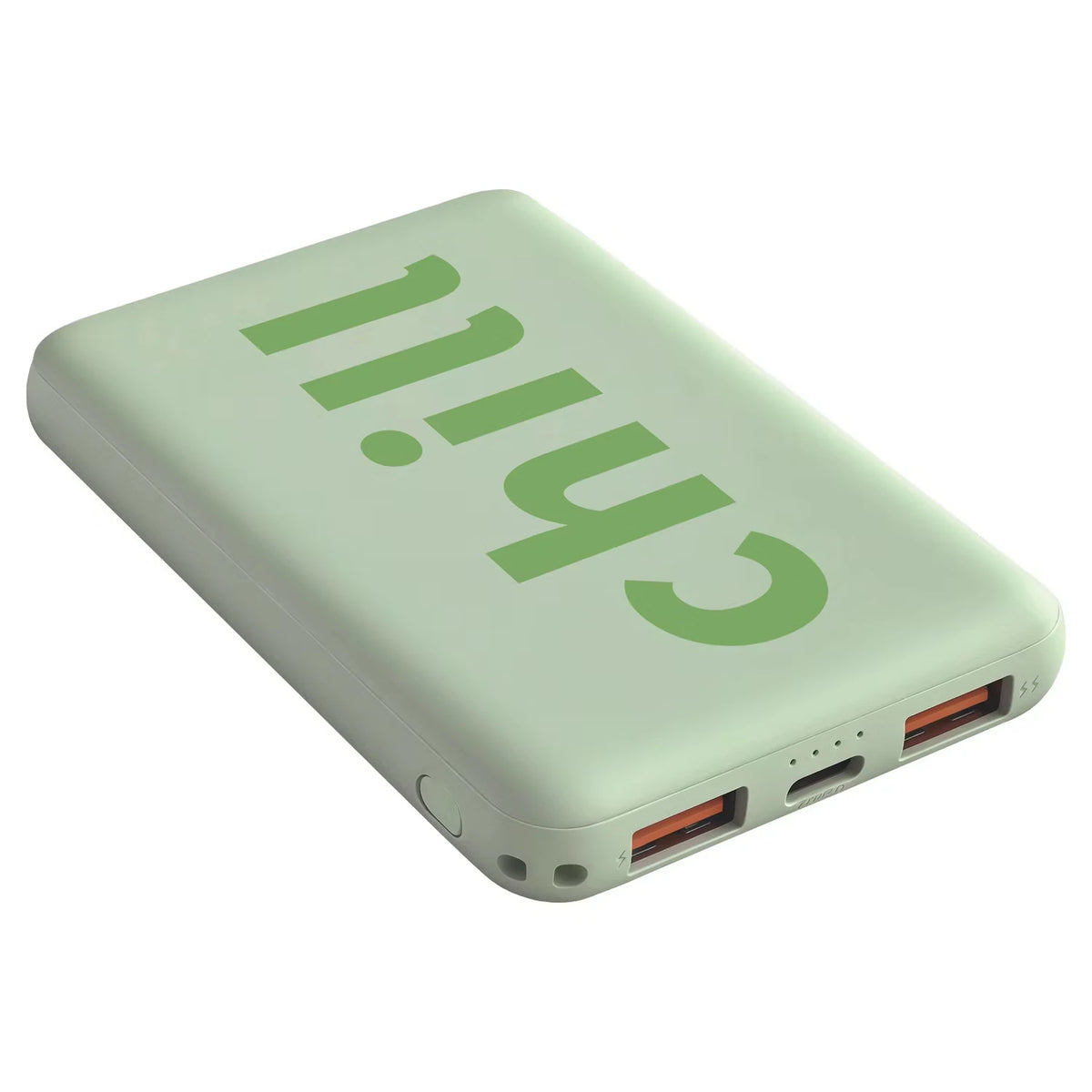 Lade-Set oder Powerbank, Powerbank, Grün