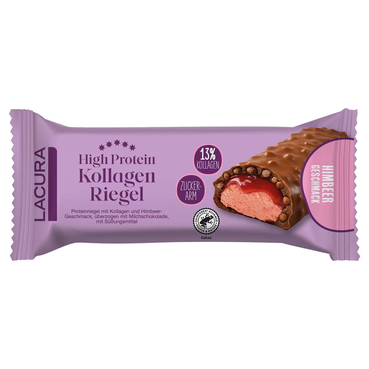Kollagenriegel 42 g, Himbeere