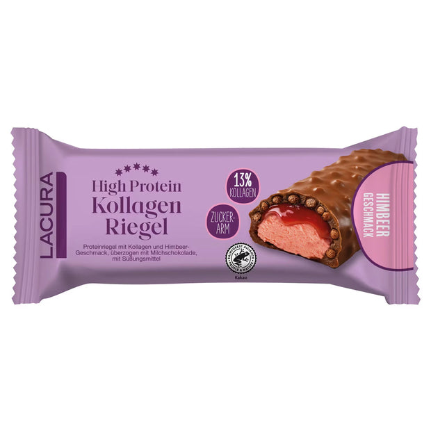 Kollagenriegel 42 g, Himbeere