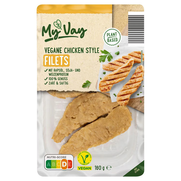 Veganer Chicken Mix 160 g, Filets Chicken Style