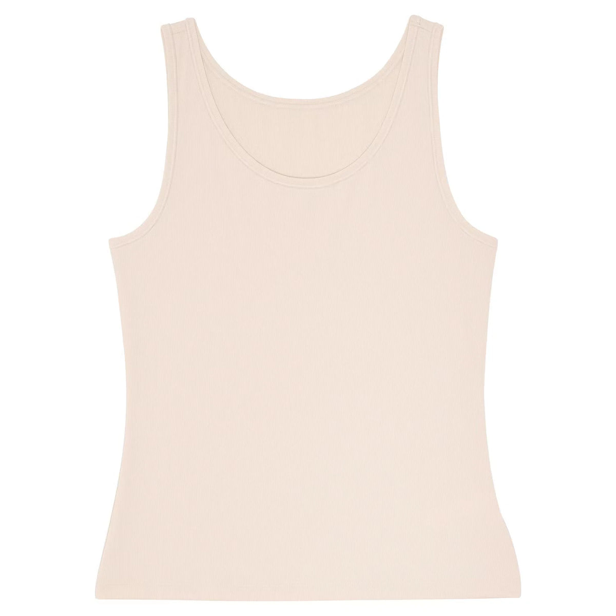 Damen Rippunterwäsche, Nude, Tanktop, S 36/38