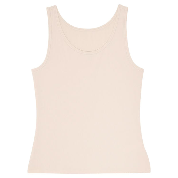 Damen Rippunterwäsche, Nude, Tanktop, S 36/38