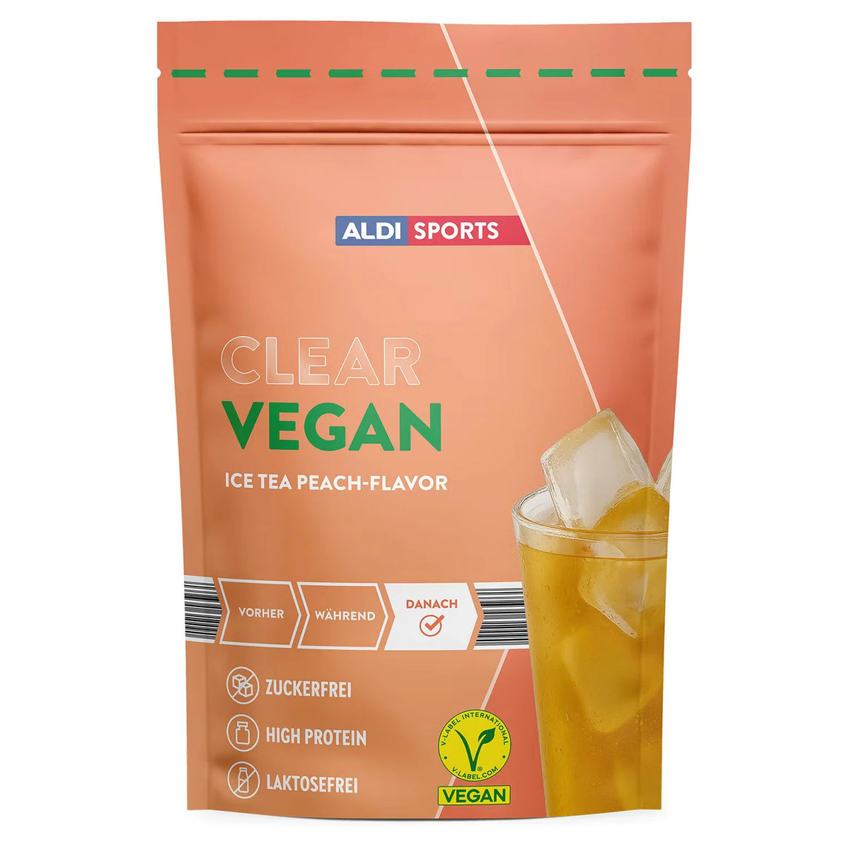 Clear Vegan & Whey 270 g, Vegan Peach