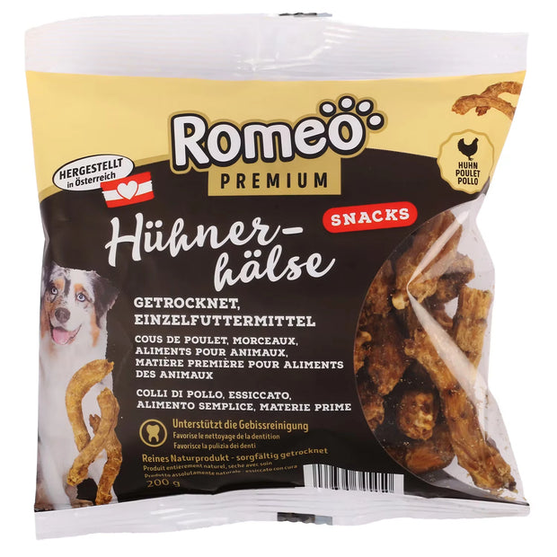 Premium Hunde-Kauvielfalt 200 g, Hühnerhals