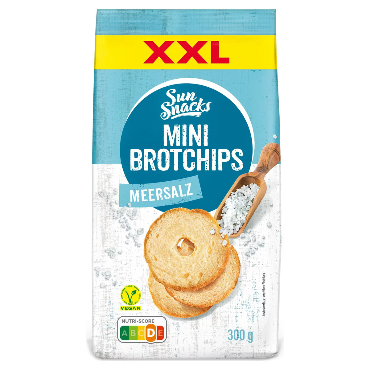 Mini Brotchips XXL 300 g, Meersalz