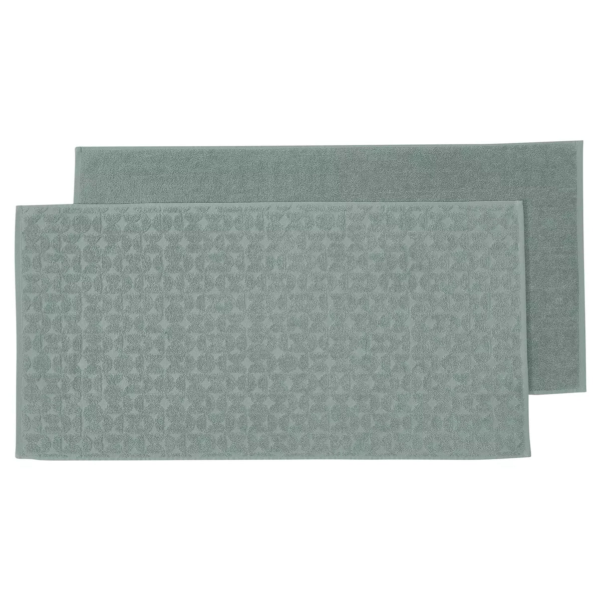 Duschtuch oder -Handtücher, Handtuch 2er-Pack, Hellgrün