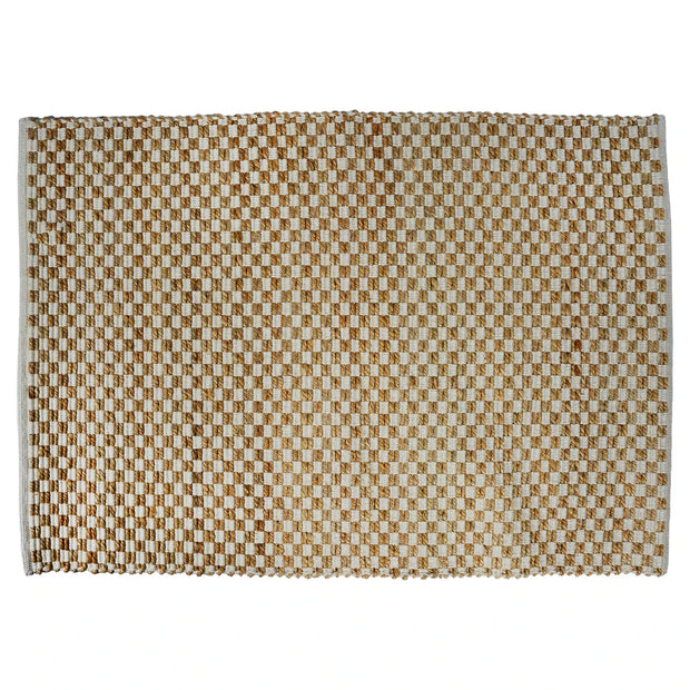 Jute Teppich, Eckig, Geflochten
