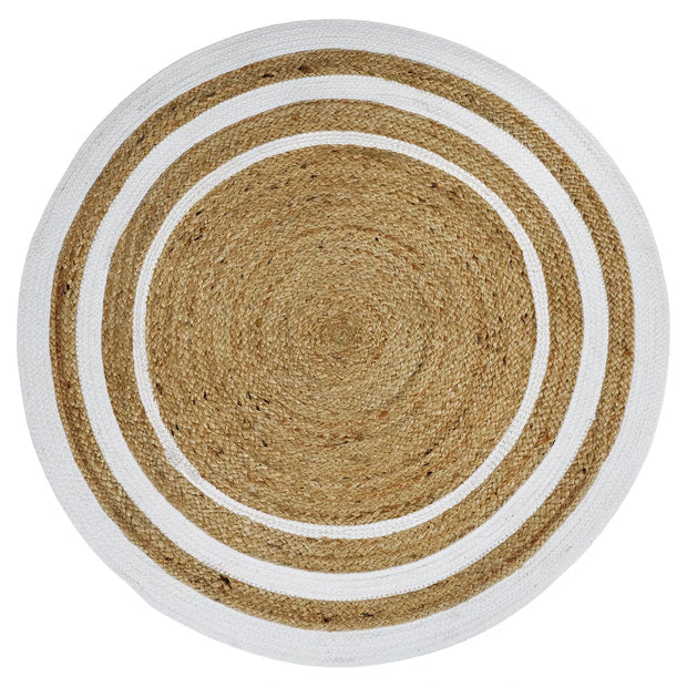 Jute Teppich, Rund