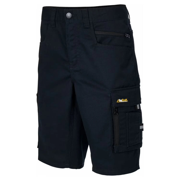Herren Arbeitsshorts, Schwarz, 54