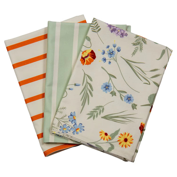 Sommer Küchentextilien, Blume, Geschirrtuch
