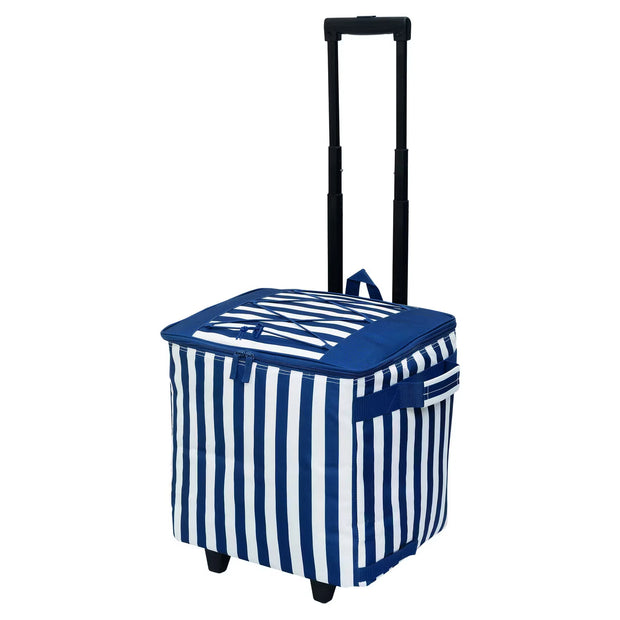 Picknick-Kuhlbox Zum Mitnehmen, Blau, Streifen