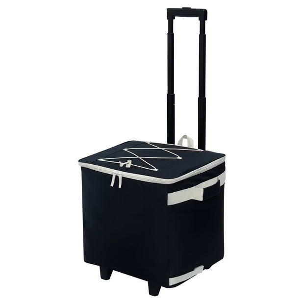 Picknick-Kuhlbox Zum Mitnehmen, Schwarz
