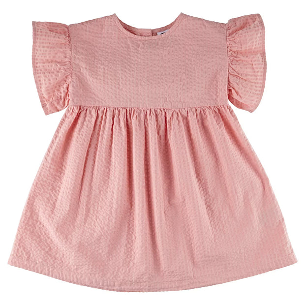 Kinder Kleid, Koralle, Gr. 122/128