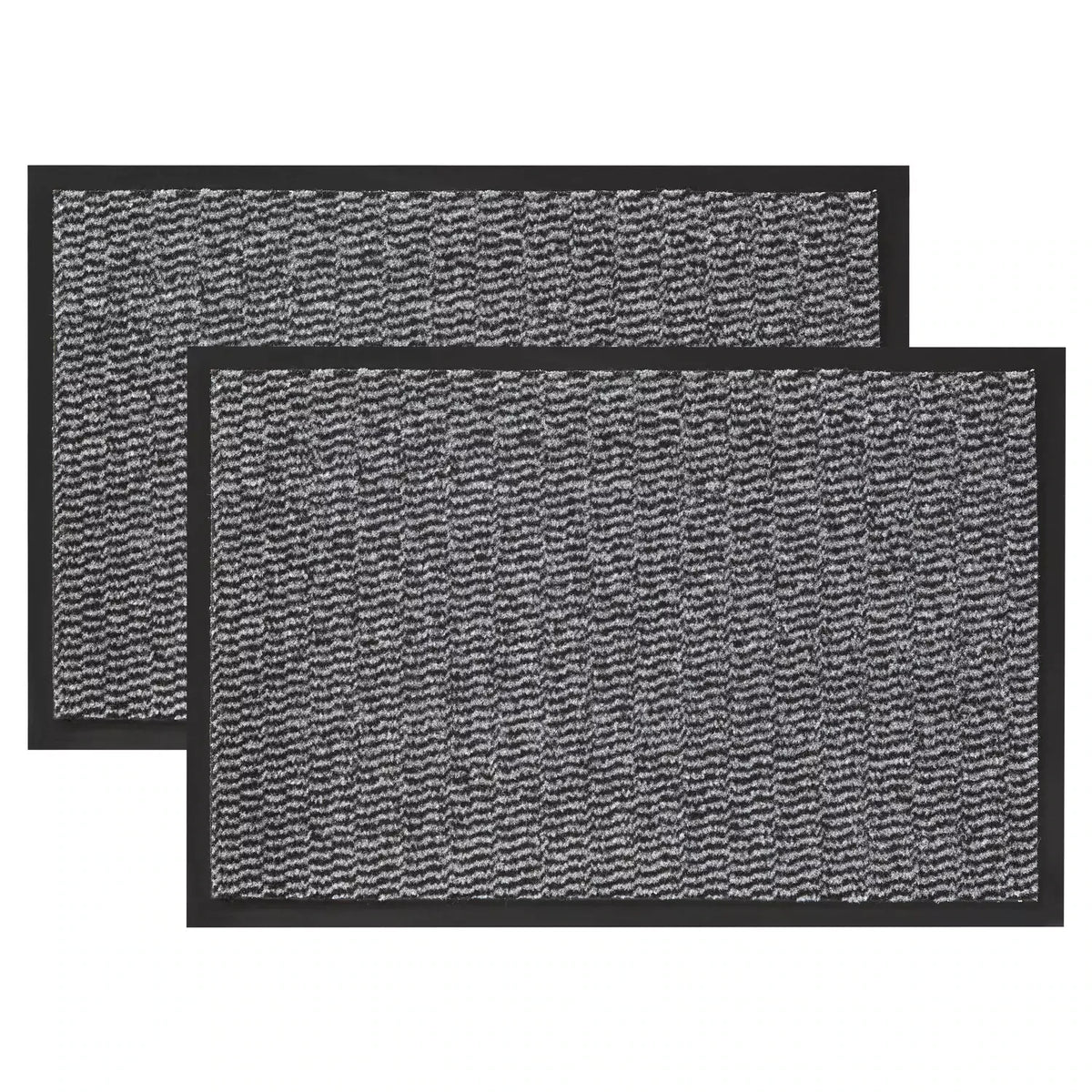 Schmutzfangmatten, Schwarz-Grau, 40 x 60 cm