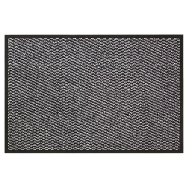 Schmutzfangmatten, Schwarz-Grau, 60 x 90 cm