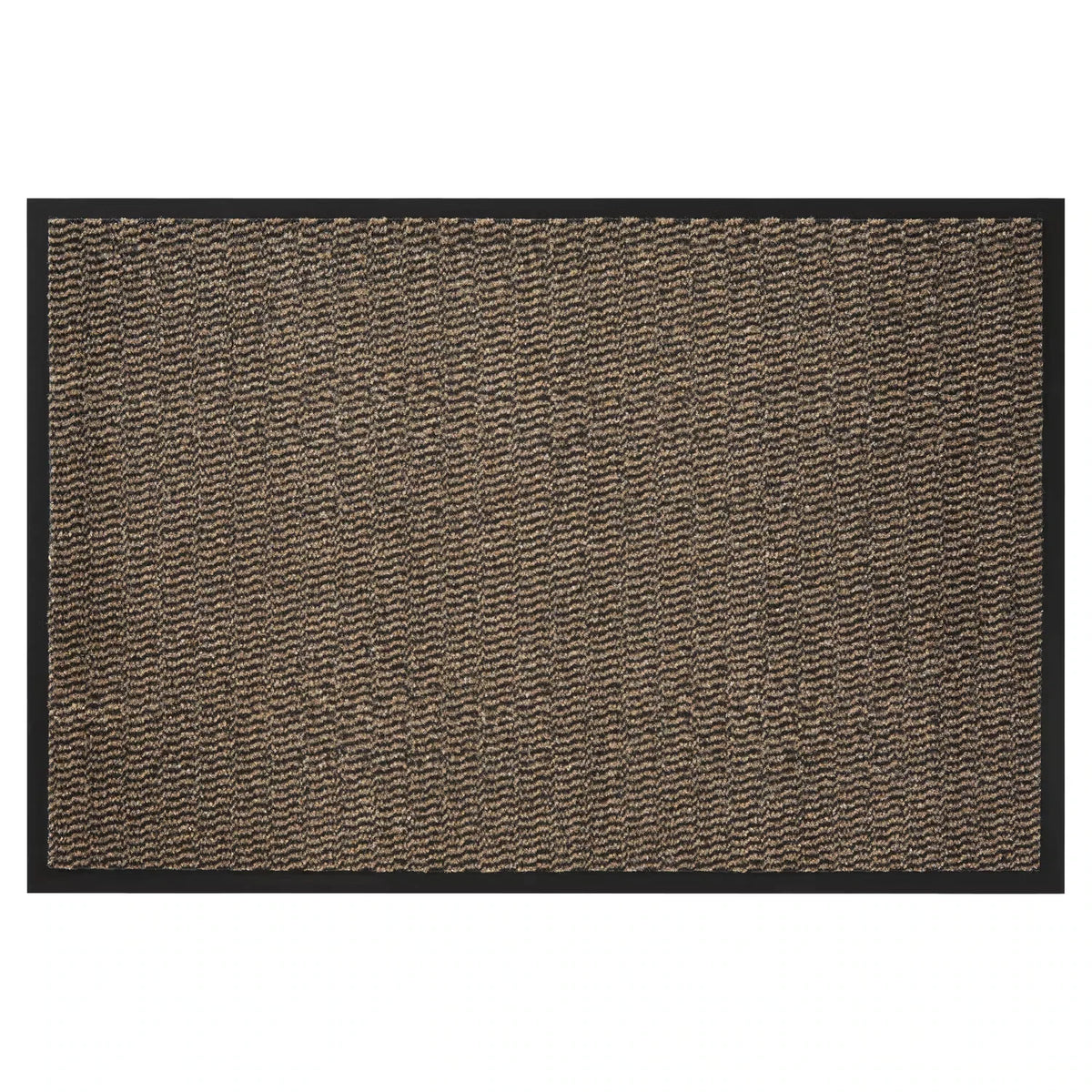 Schmutzfangmatten, Schwarz-Braun, 60 x 90 cm