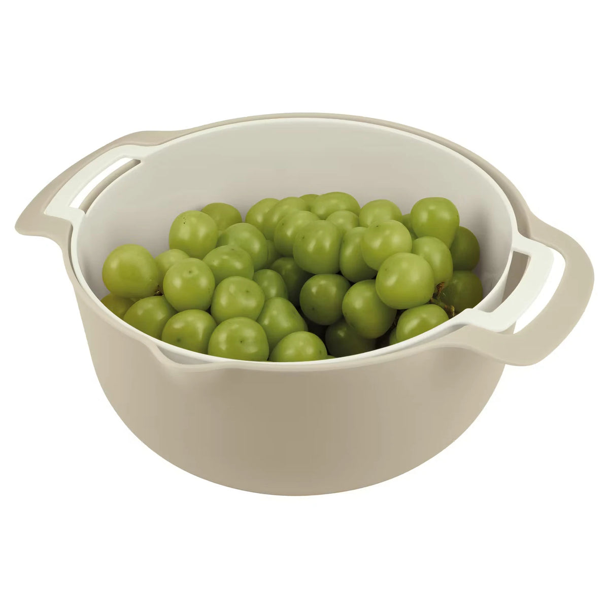 Salat-Zubehör, Rührschüssel, Warmes Grau