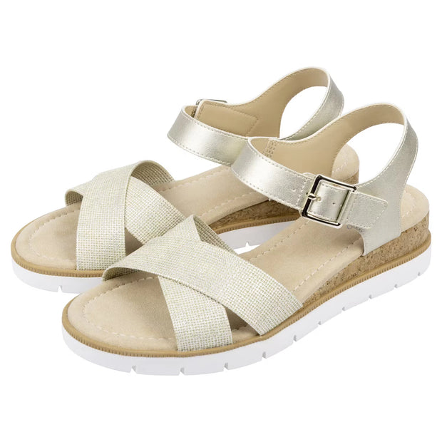 Sandalen, Beige, 41
