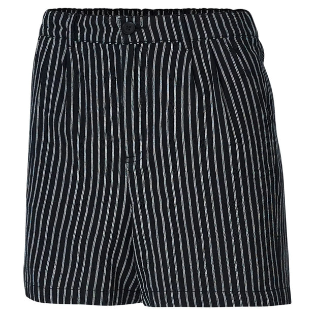 Damen-Shorts aus Leinen/Baumwolle, Streifen, M 40/42