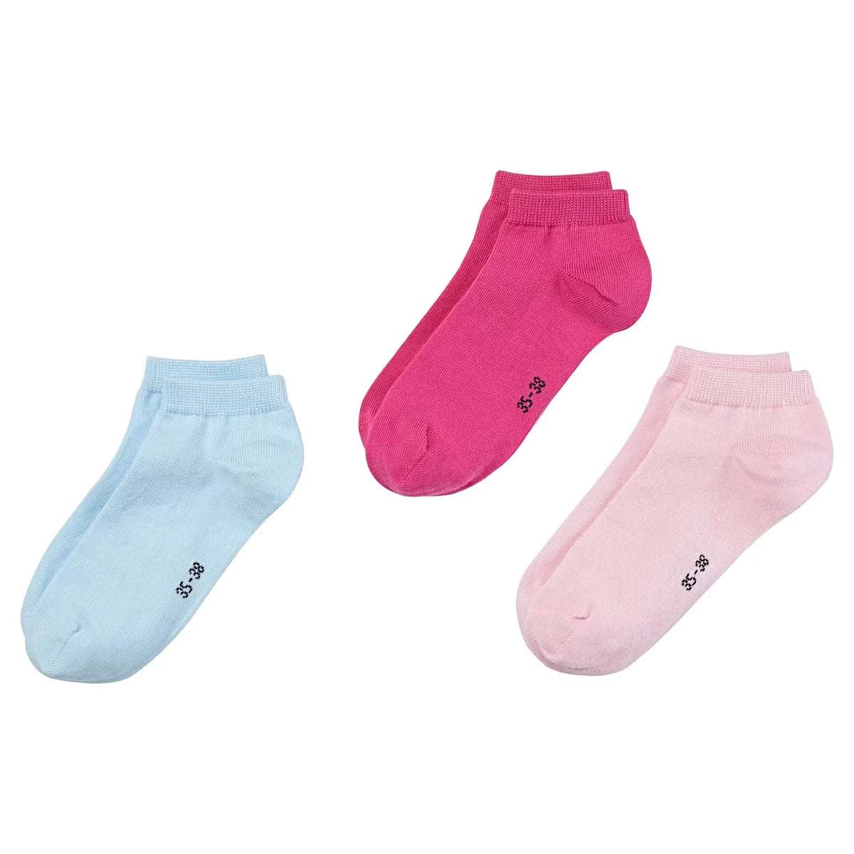 Kinder Sneaker-Söckchen, Rosa, Gr. 27/30