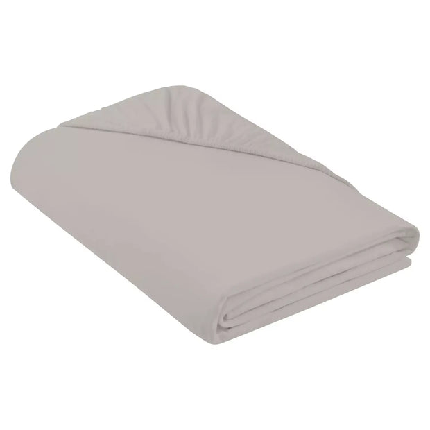 Supersoft Spannbetttuch, Doppelbettgröße, Hellgrau