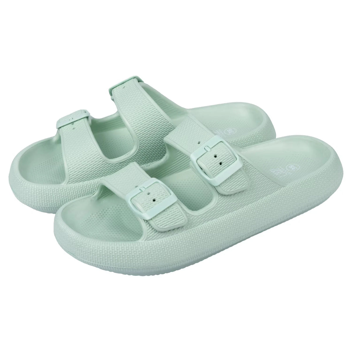 Damen oder Herren Sommerpantoletten, Mint, 40
