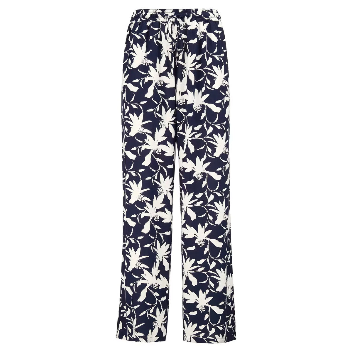 Damen Hose, Marine/Offwhite, M 40/42