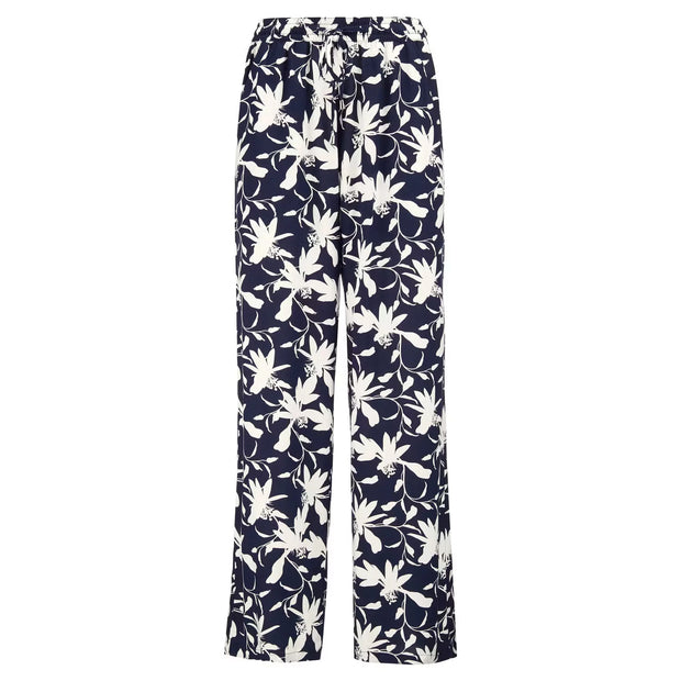 Damen Hose, Marine/Offwhite, L 44/46