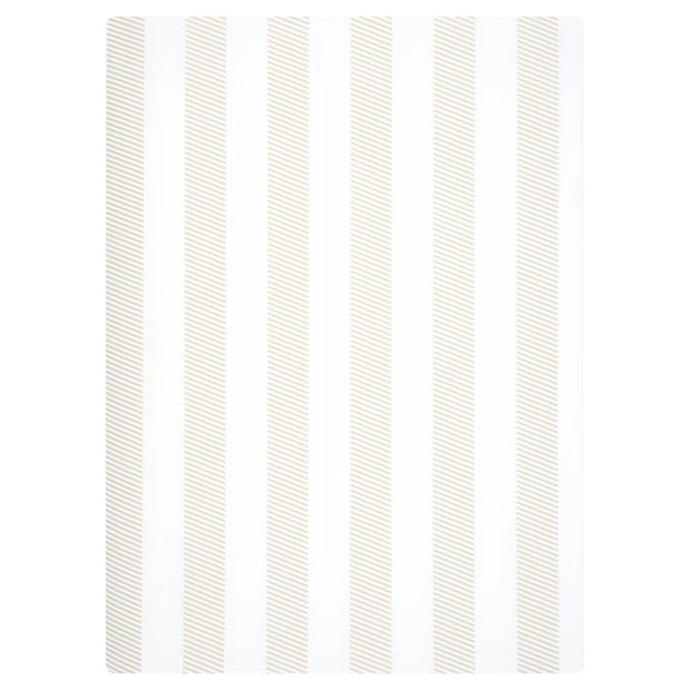 Tischdecke, Beige Streifen