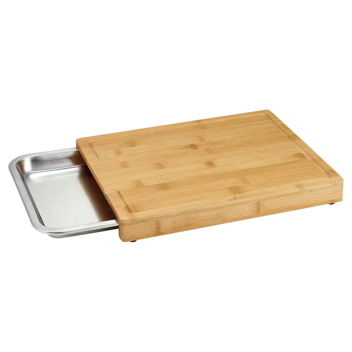 Profi-Schneidebretter, Edelstahlschale