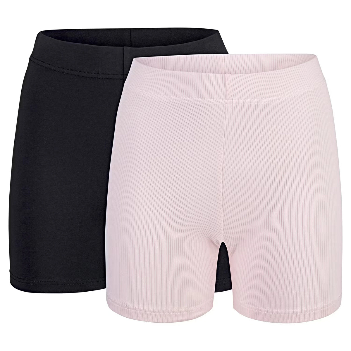 Damen Radhose, Schwarz/Rosa, S 36/38