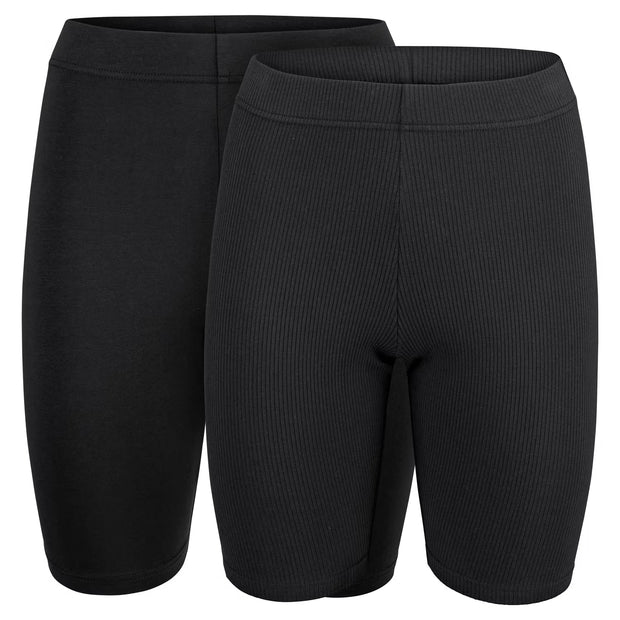 Damen Radhose, Schwarz/Schwarz, S 36/38