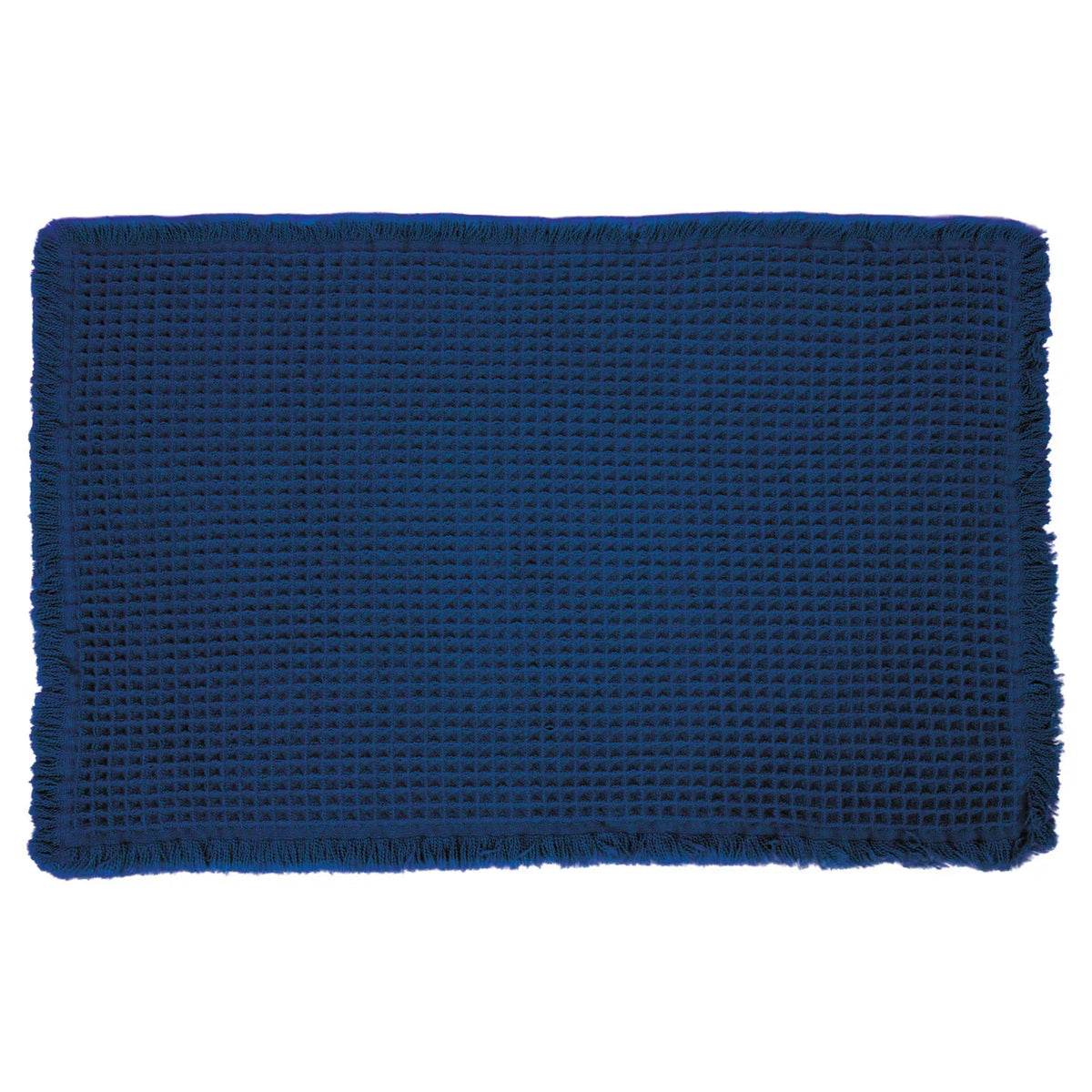 Waffel Badematte, Blau