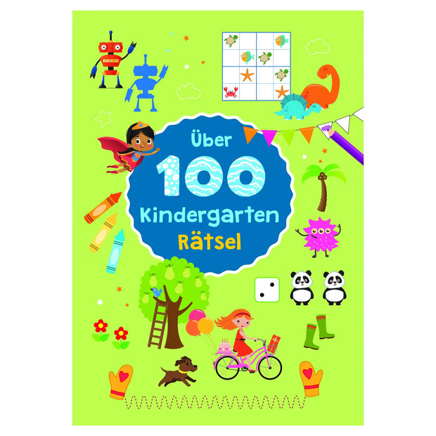 Mal-/Rätsel-Block oder -Buch, Über 100 Kindergartenrätsel