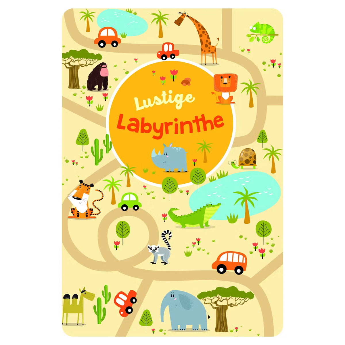 Mal-/Rätsel-Block oder -Buch, Spaß Labyrinthe