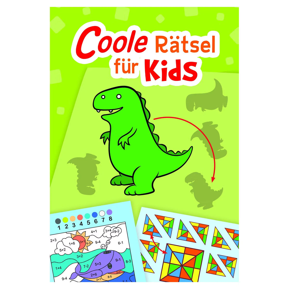 Mal-/Rätsel-Block oder -Buch, Coole Rätsel für Kinder