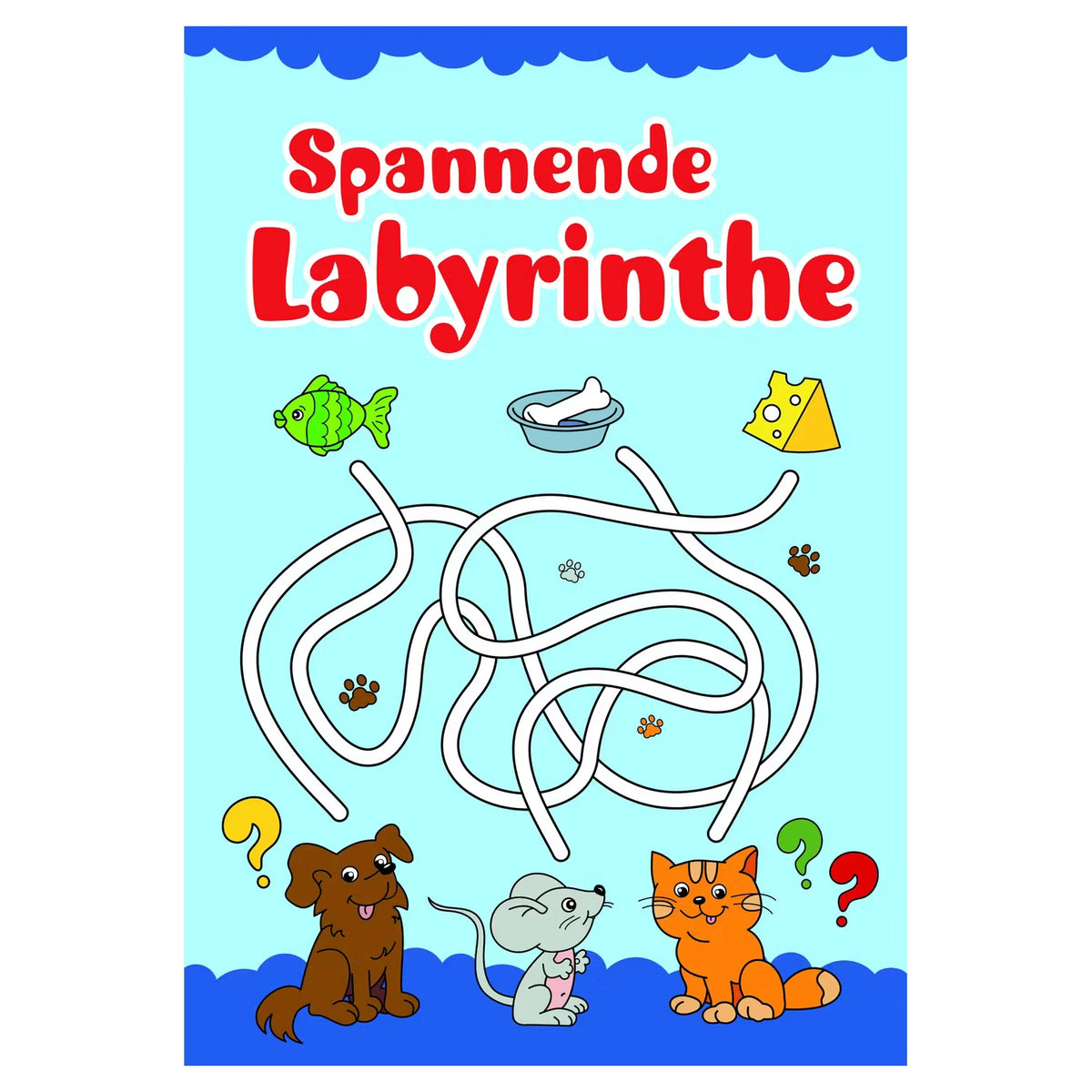 Mal-/Rätsel-Block oder -Buch, Aufregende Labyrinthe