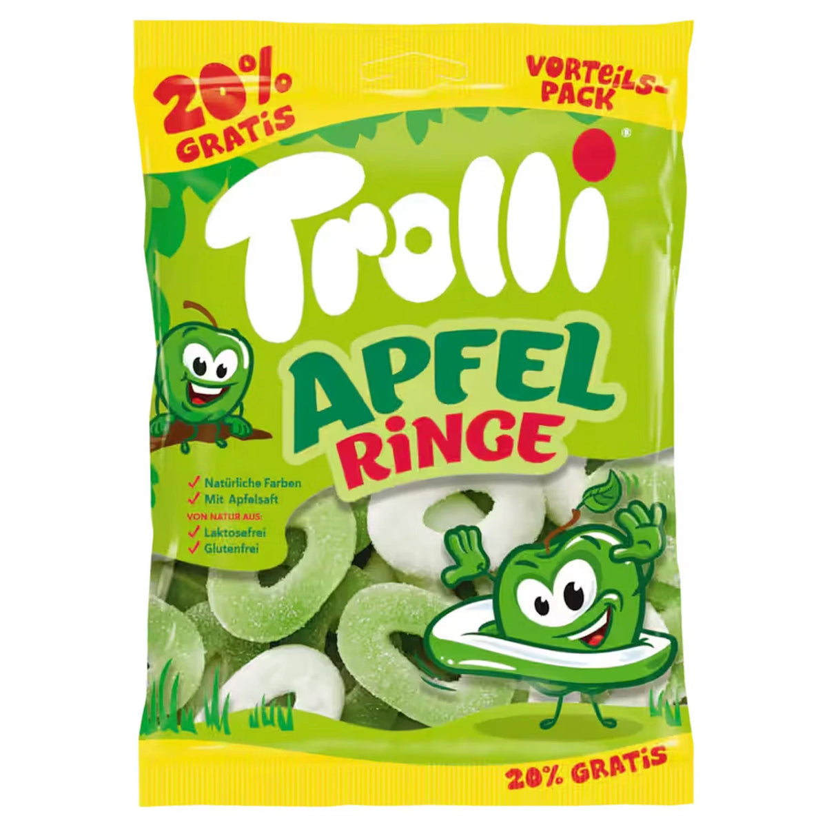 Fruchtgummi 180 g, Apfelringe