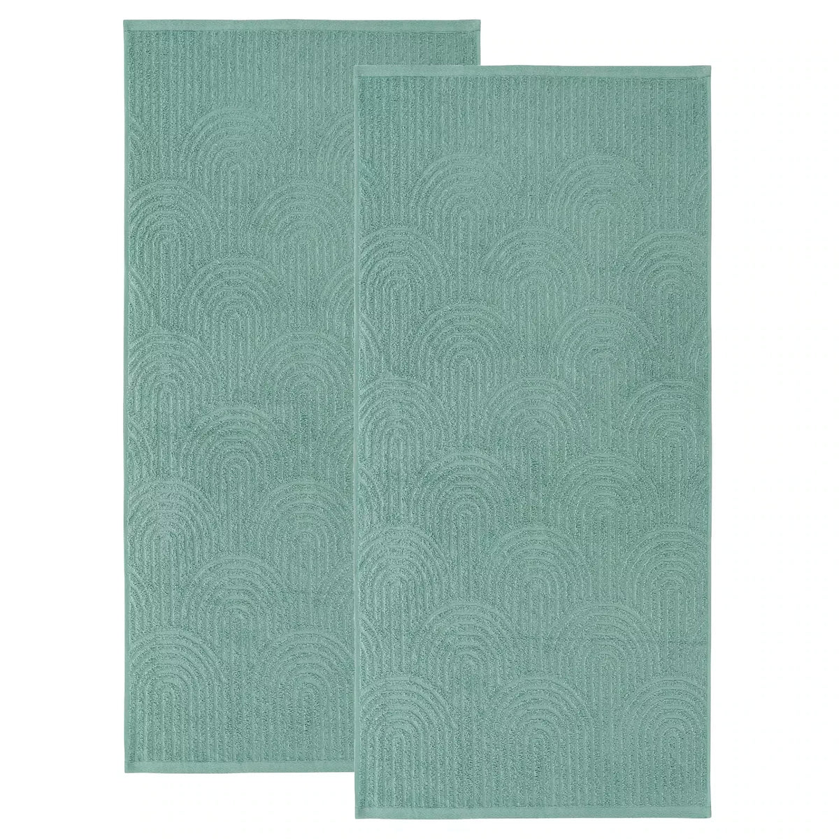 Duschtuch oder Handtücher, Handtuch 2er-Pack, Hellblau