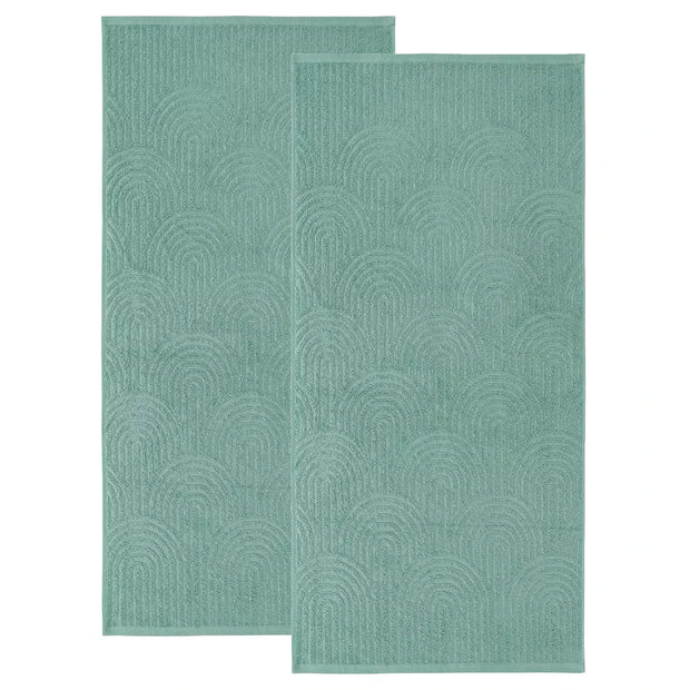 Duschtuch oder Handtücher, Handtuch 2er-Pack, Hellblau