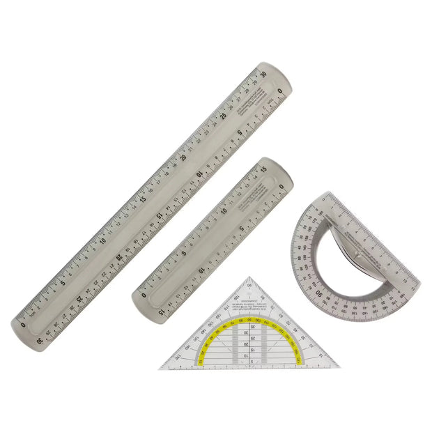 Zirkel- oder Geometrie-Set, Geometrie, Schwarz