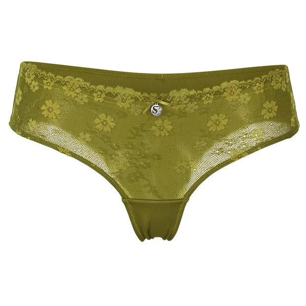 Damen Unterwäsche, Grün, S 36/38