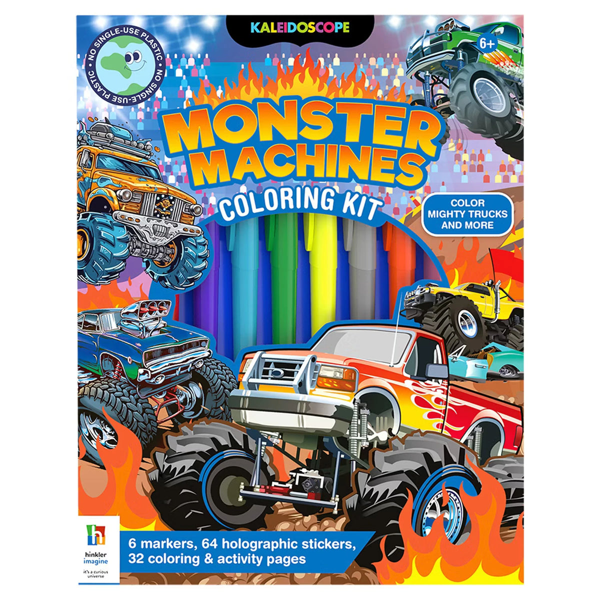 Kaleidoskop Malbuch, Monster Maschinen