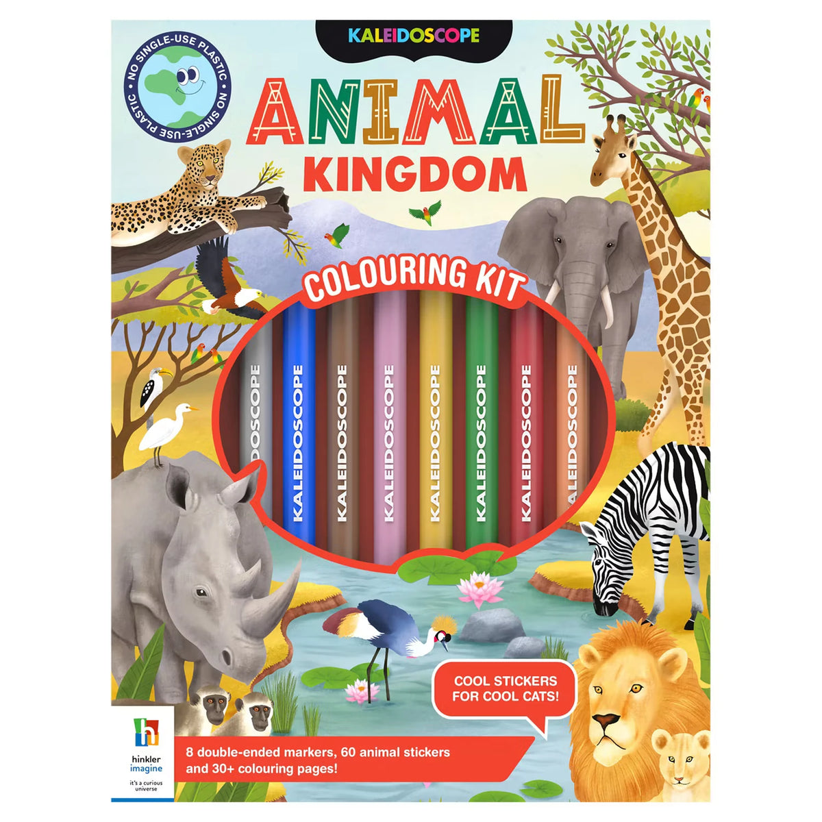 Kaleidoskop Malbuch, Tierwelt