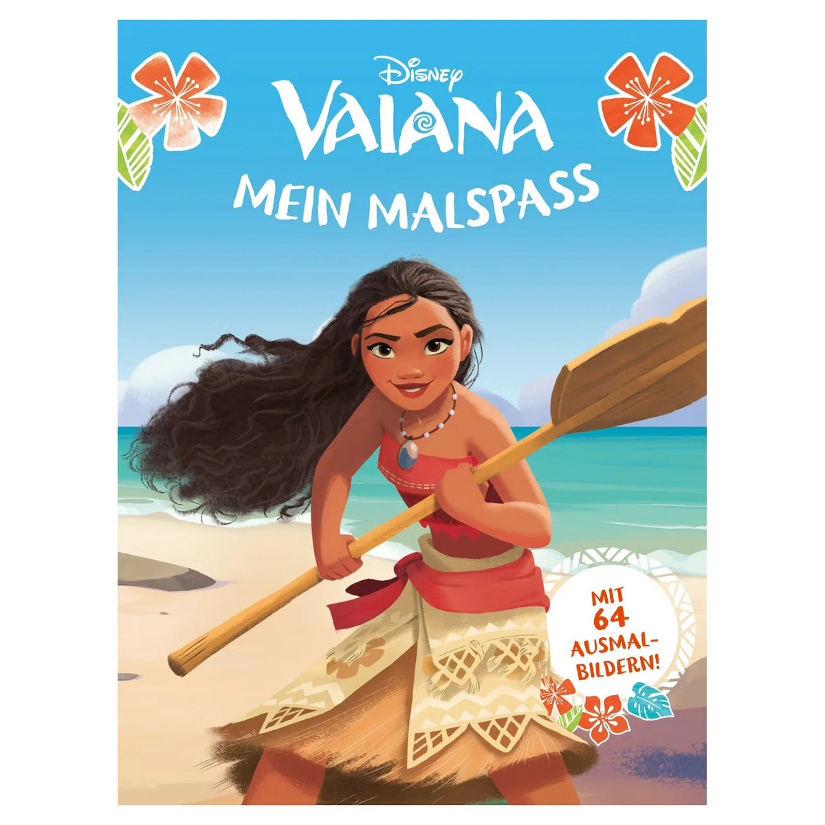Vorlese & Activity-Buch, Vaiana Malbuch