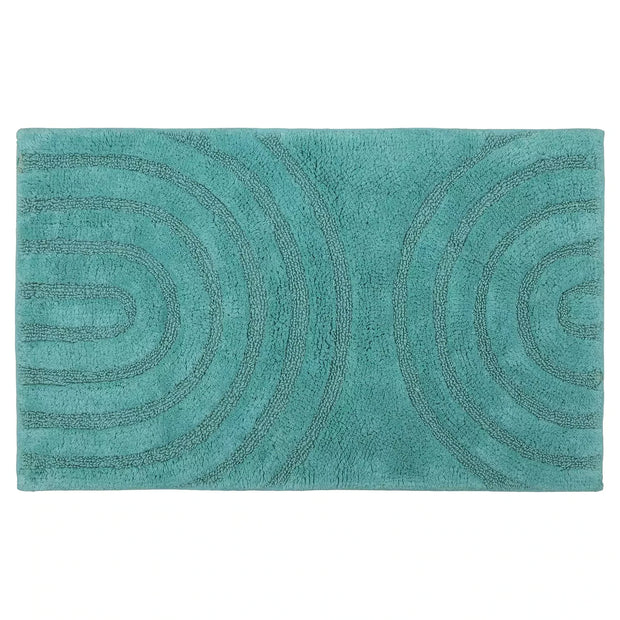 Boho Badematte, Hellblau